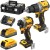 Zestaw 18V Wkrętarka DCD805 + Zakrętarka DCF850 + 2x aku Dewalt DCK2050EST