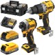 Zestaw 18V Wkrętarka DCD805 + Zakrętarka DCF850 + 2x aku Dewalt DCK2050EST