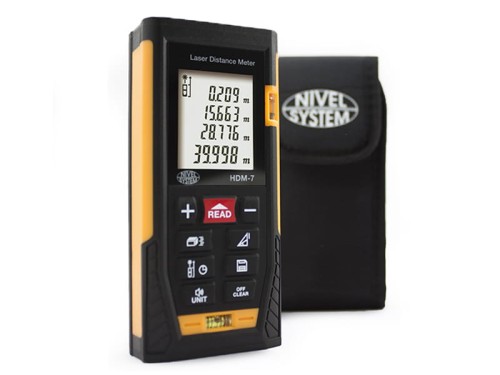 Dalmierz laserowy cyfrowy 70m Nivel System HDM-7