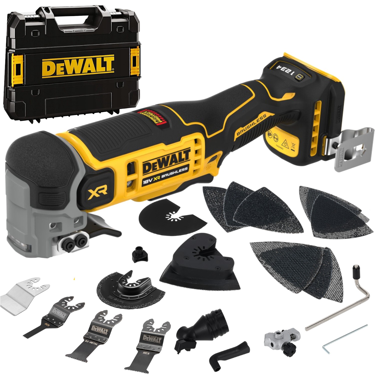 DeWALT Akumulatorowe narzędzie wielofunkcyjne multitool 18V DCS359NT /body/ Walizka