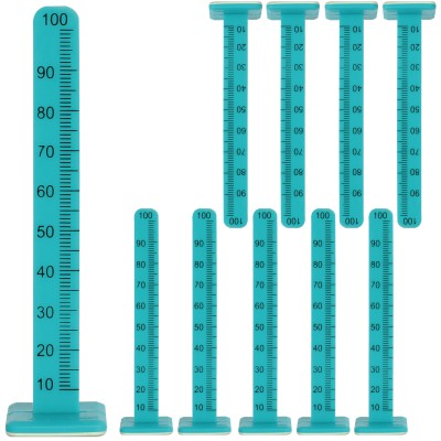 BIHUI Reper niwelacyjny do wylewek 10cm 10szt. samoprzylepny MSLPx10
