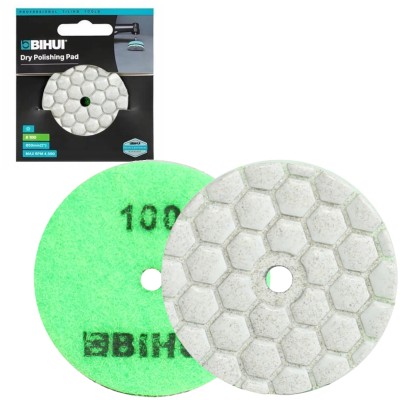 Pad polerski diamentowy na sucho 50mm P100 rzep BIHUI gres AGMPD2 Miniaturka
