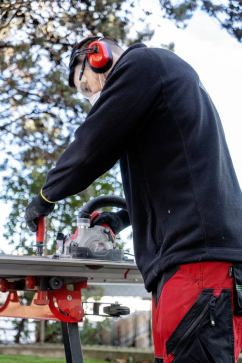 Zestaw do cięcia płyt Pilarka TC-125 G2 + Zestaw akcesoriów Rubi 52995 Zastosowanie