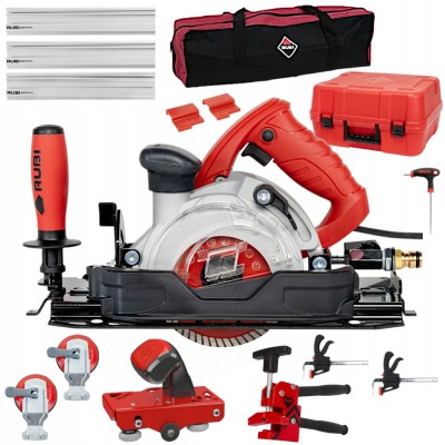 Zestaw ALL-IN-ONE do cięcia płyt wielkoformatowych Pilarka TC-125 G2 + Zestaw akcesoriów Rubi 52995