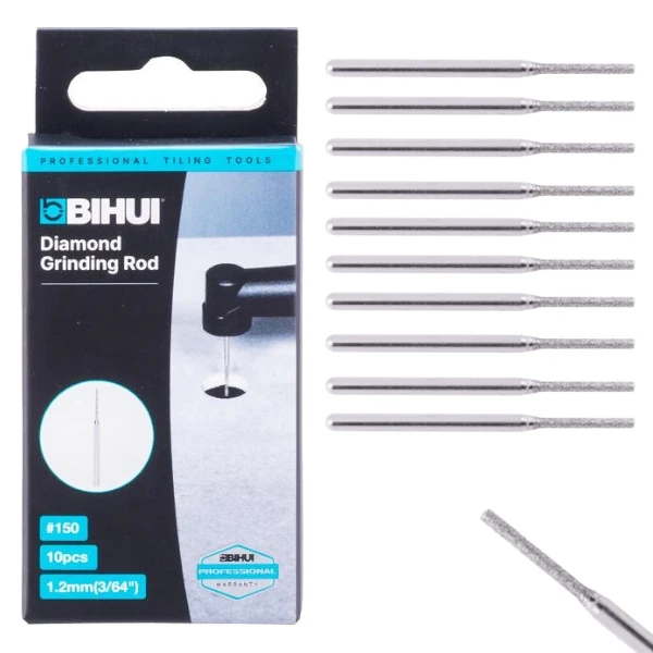 Mini wiertła diamentowe 1.2mm do gresu ceramiki BIHUI 10 szt AGMGS12