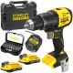 Wiertarko-wkrętarka udarowa 18V 65Nm 2x 2,0Ah Stanley V20 SFMCD716D2T + Bity 31el.