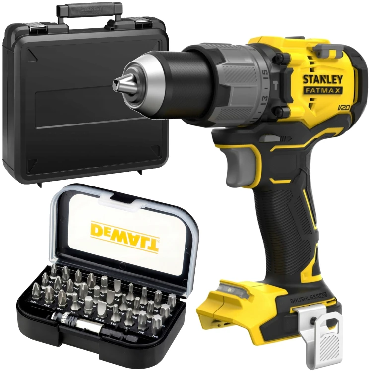 Wiertarko Wkrętarka udarowa 18V STANLEY SFMCD726BK + Bity 31el.