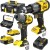 STANLEY Zestaw 18V wkrętarka SFMCD726 + zakrętarka SFMCF830 + 2x aku, kufer + Bity 31el.