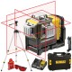Laser liniowo-krzyżowy 3x360 czerwony 12V Dewalt DCE089D1R + Statyw