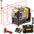Laser liniowo-krzyżowy 3x360 czerwony 12V Dewalt DCE089D1R + Tyczka
