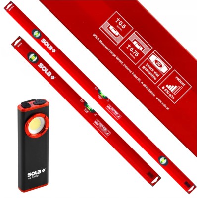 Zestaw Poziomic Big X 60 + Big X 3 100 + Lampa robocza LED WL M650 SOLA 01373350