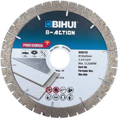 Tarcza diamentowa 120mm 20mm 1,8mm  BIHUI DCBS120
