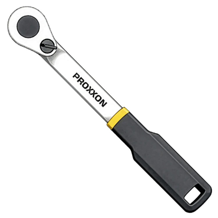 PROXXON 23175 Grzechotka z ekstremalnie płaską główką oraz trzonkiem SlimLine 1/4"