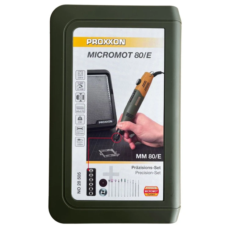 Wiertarko-frezarka PROXXON Micromot 80/E zaciski 230V