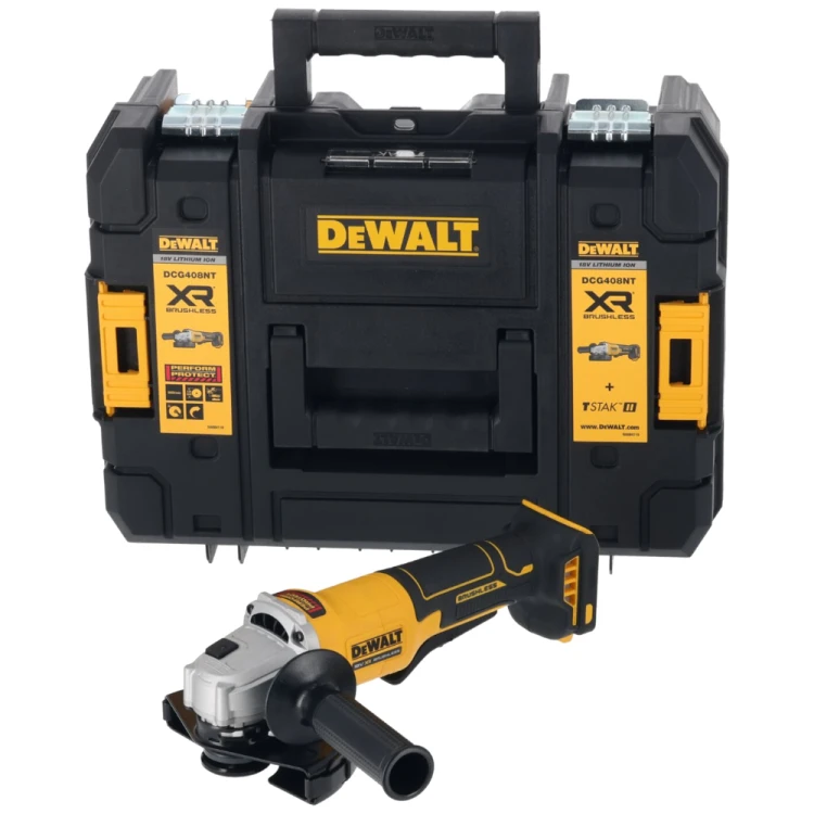 Szlifierka kątowa 125mm 18V DeWALT DCG408NT + walizka TSTAK