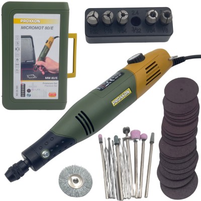 Wiertarko-frezarka PROXXON Micromot 80/E zaciski 230V PR28505 + zestaw