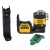 Laser wieloliniowy 3x360 zielony DeWALT DCE089NG18 TSTAK tarcza uchwyt