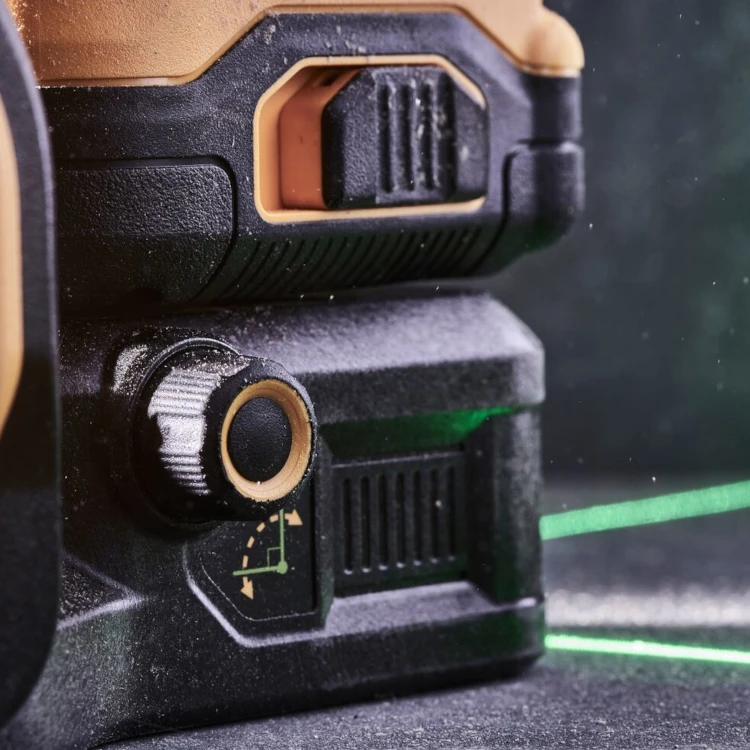 Zastosowanie lasera wieloliniowego 3x360 zielonego 18V DeWALT DCE089NG18