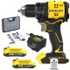 STANLEY Wkrętarka akumulatorowa bezszczotkowa SFMCD714 18V FATMAX V20 Ład 2x2Ah 100el
