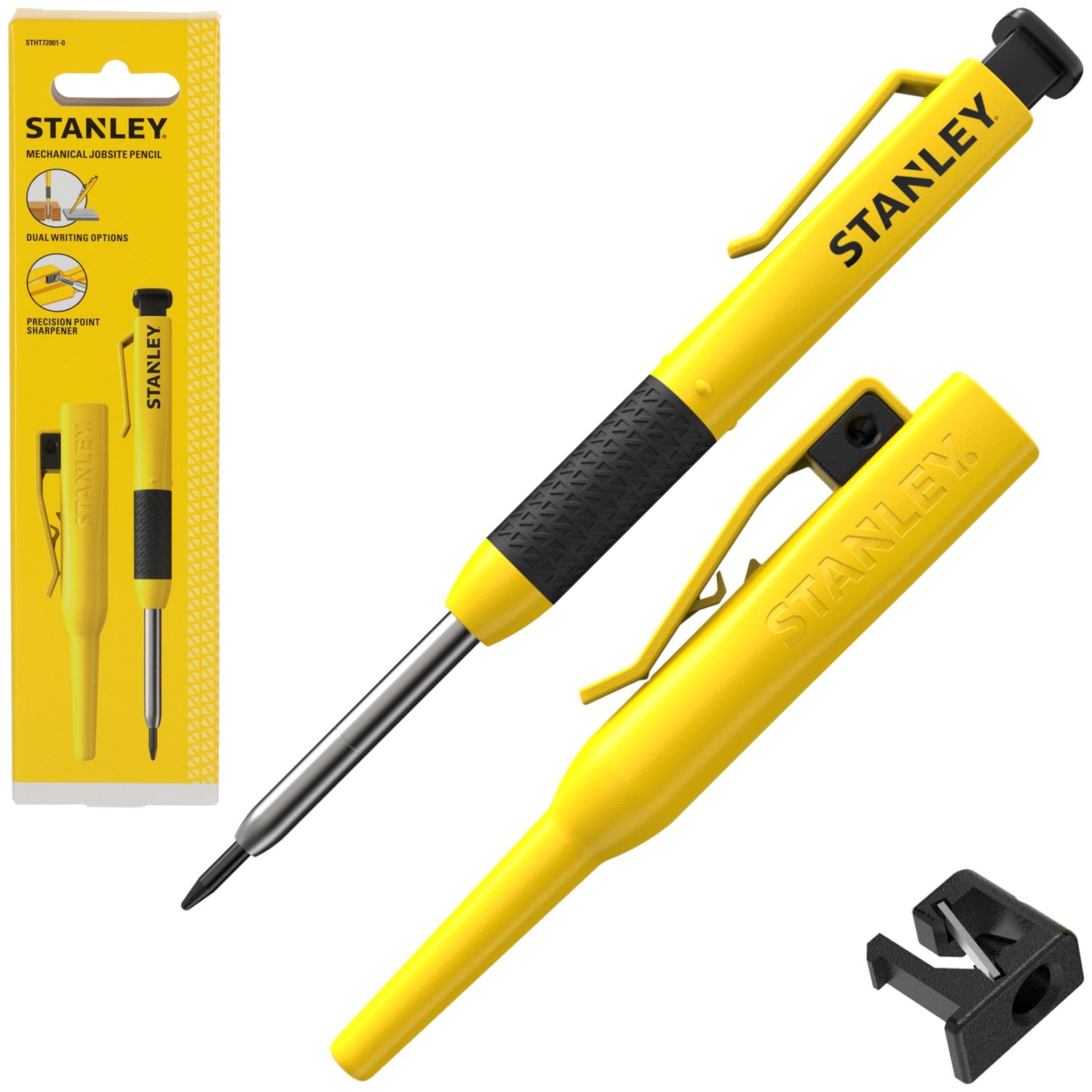 Ołówek do głębokich otworów z temperówką Stanley STHT72001-0