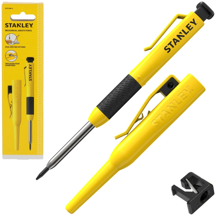 Ołówek do głębokich otworów z temperówką Stanley STHT72001-0