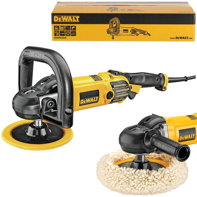 Polerka rotacyjna 1250W 150mm / 180mm Dewalt DWP849X