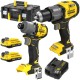 STANLEY Zestaw 18V Wkrętarka SFMCD726 + Zakrętarka SFMCF830 + 2x2Ah kufer