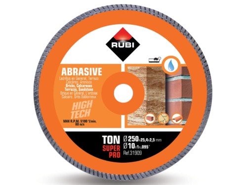 RUBI TON 250 SUPERPRO tarcza diamentowa na mokro