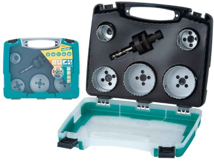 WOLFCRAFT 3764000 zestaw otwornic diamentowych BI-METAL