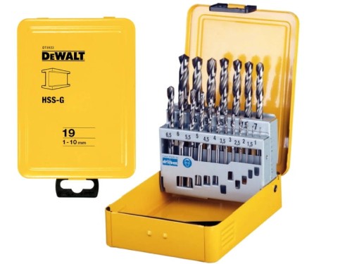 DEWALT DT5923 Zestaw wierteł do metalu HSS-G 19szt