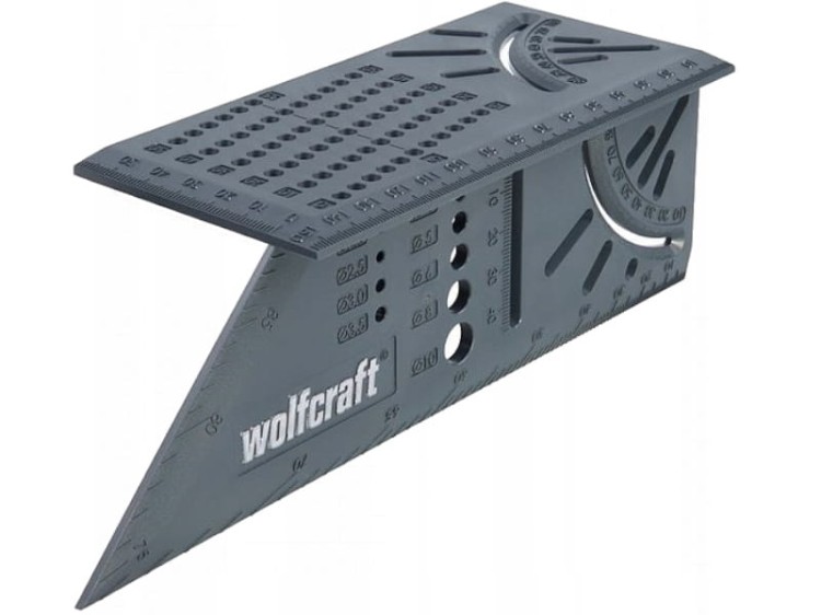 WOLFCRAFT 5208100 Kątownik stolarski Japoński 3D
