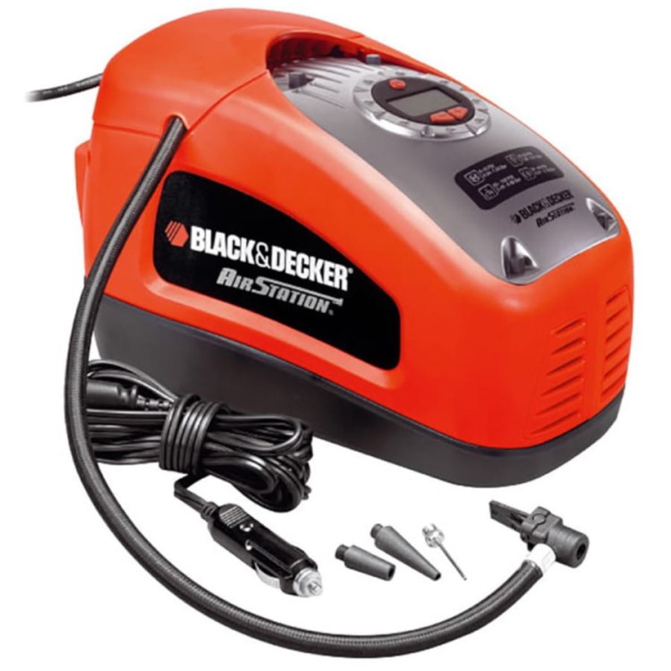 BLACK DECKER ASI300 Kompresor pompka 12V i 230V