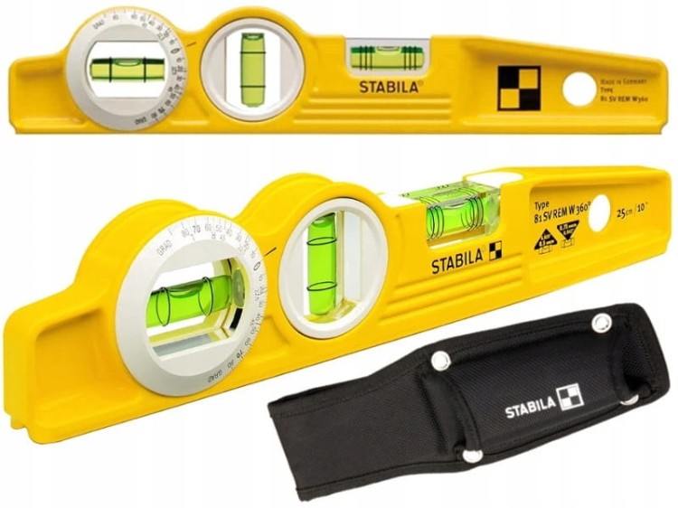 Stabila 16670 Poziomica Torpedo W360 TYP 81 25cm