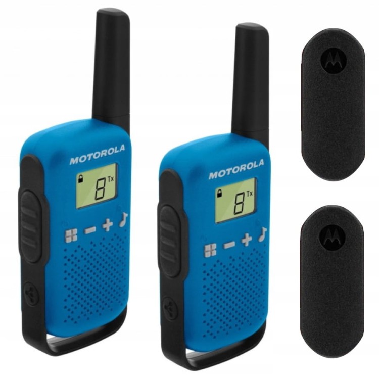 MOTOROLA T42 KRÓTKOFALÓWKI WALKIE TALKIE 2szt. 4km