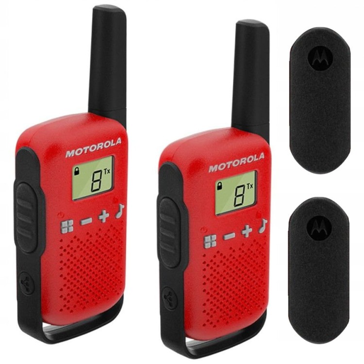 MOTOROLA T42 KRÓTKOFALÓWKI WALKIE TALKIE 2szt. 4km