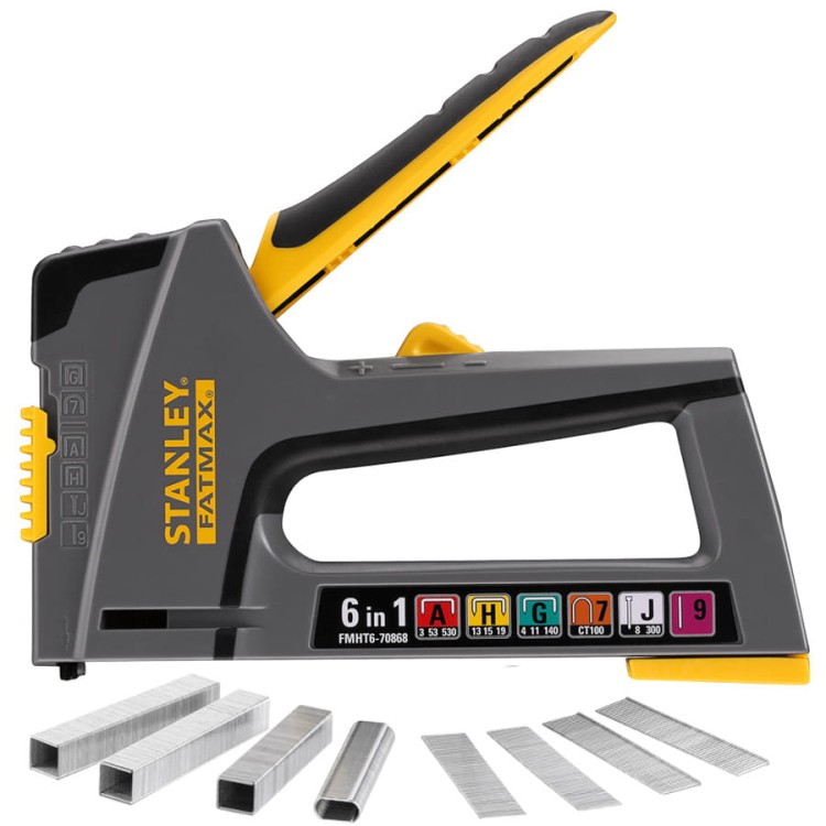 STANLEY FMHT6-70868 Zszywacz tapicerski TR75 6w1 taker + zestaw zszywek i gwoździ