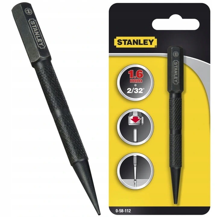 STANLEY 0-58-112 Precyzyjny wybijak 1,6mm 102mm