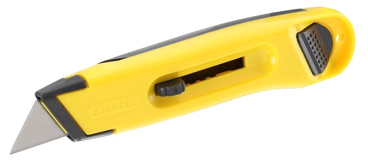 STANLEY 10-088 Nóż nożyk z ABS z ostrzem chowanym trapezowym
