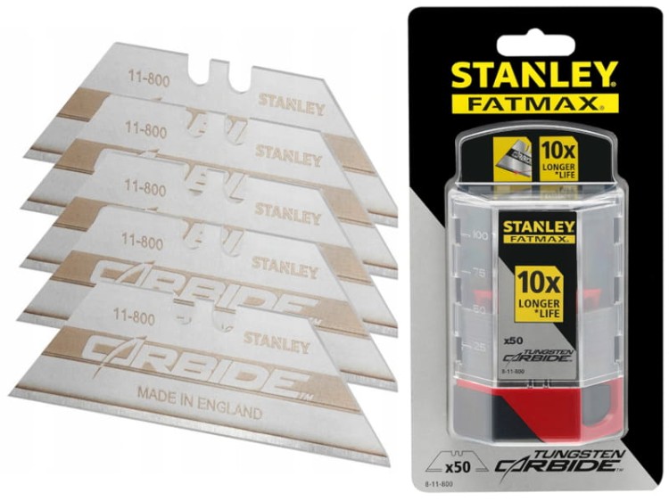 STANLEY 11-800 Ostrze trapezowe Carbide 50szt