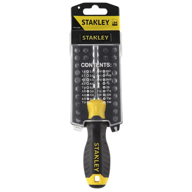 STANLEY STHT0-70885 Wkrętak z zestawem bitów 34el