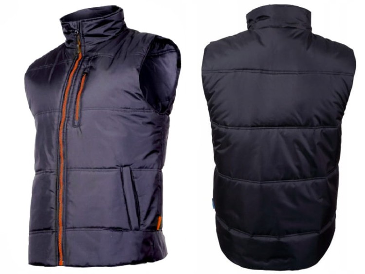 LAHTI PRO Bezrękawnik ocieplany szary roz. 3XL L4130906