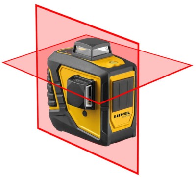 Laser krzyżowy 2x 360° Nivel System CL2D