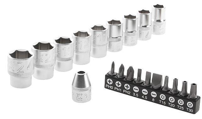 STANLEY FMMT82681-0 Klucz grzechotka 1/2'' + nasadki + bity