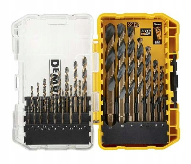 DEWALT DT70729 Wiertła HSS-G 23el