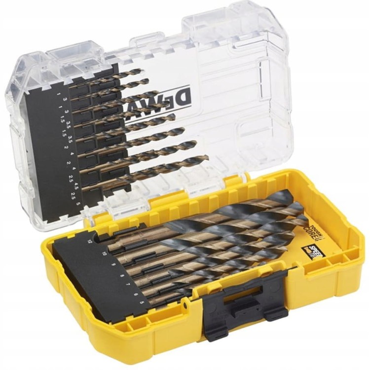 DEWALT DT70729 Wiertła HSS-G 23el Black Gold