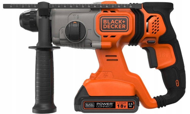 BLACK DECKER BCD900E2K Młotowiertarka udarowa 2x2,5Ah