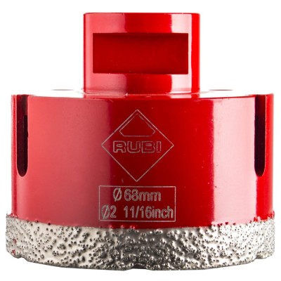 RUBI zestaw wiertła dry gres Ø 6 8 20 35 50 68 mm