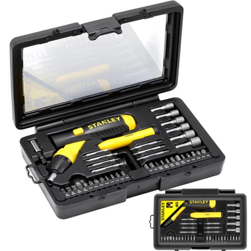 STANLEY 63-038 Zestaw bitów i końcówek + wkrętak