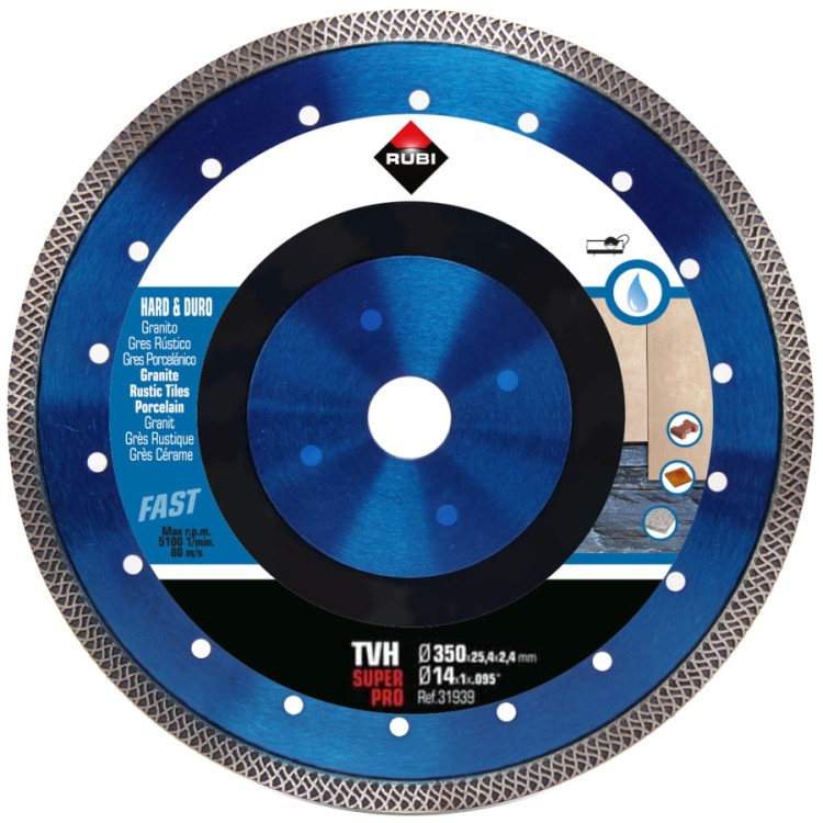 RUBI TVH 350 superpro tarcza diamentowa na mokro