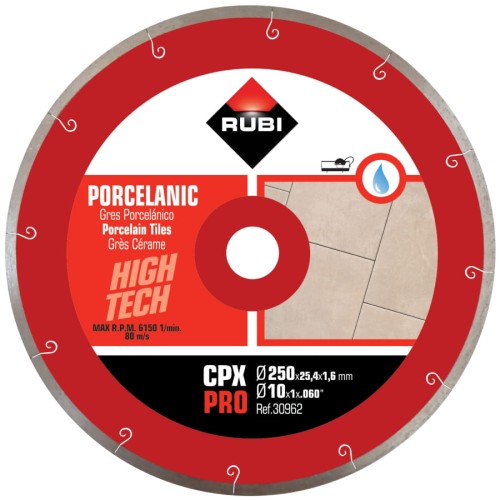 RUBI CPX 250 PRO tarcza diamentowa na mokro